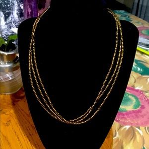 Silpada copper bead necklace